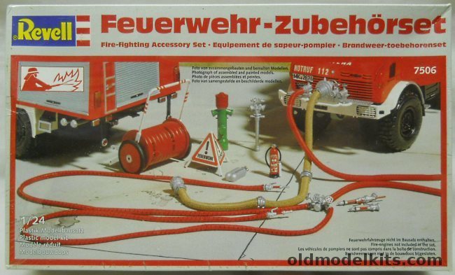 Revell 1/24 Fire Fighting Accessory Set - For Fire Trucks or Displays/Dioramas, 7506 plastic model kit